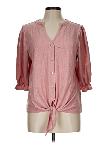 NY Collection 3/4 Sleeve Blouse (view 1)