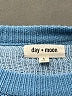 Day + Moon 100% Acrylic Stars Blue Pullover Sweater Size S - photo 7