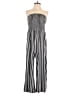 Justify Stripes Black Jumpsuit Size M - photo 1