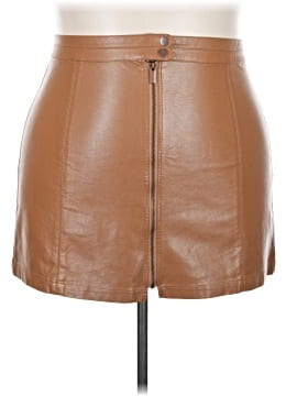 SO Faux Leather Skirt (view 1)