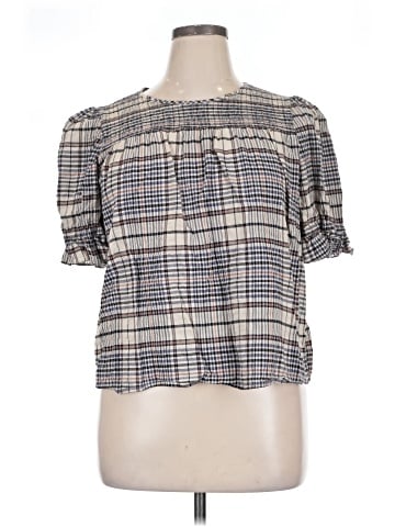 Ann Taylor LOFT Outlet Short Sleeve Blouse (view 1)