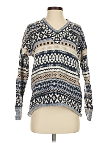 Madewell Forrest Fair Isle V-Neck Sweater (view 1)