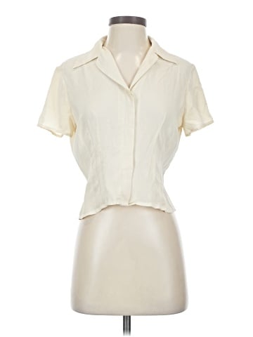 Banana Republic Short Sleeve Silk Top (view 1)