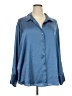 Torrid 100% Polyester Blue 3/4 Sleeve Blouse Size 4X Plus (4) - photo 1