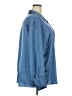 Torrid 100% Polyester Blue 3/4 Sleeve Blouse Size 4X Plus (4) - photo 4