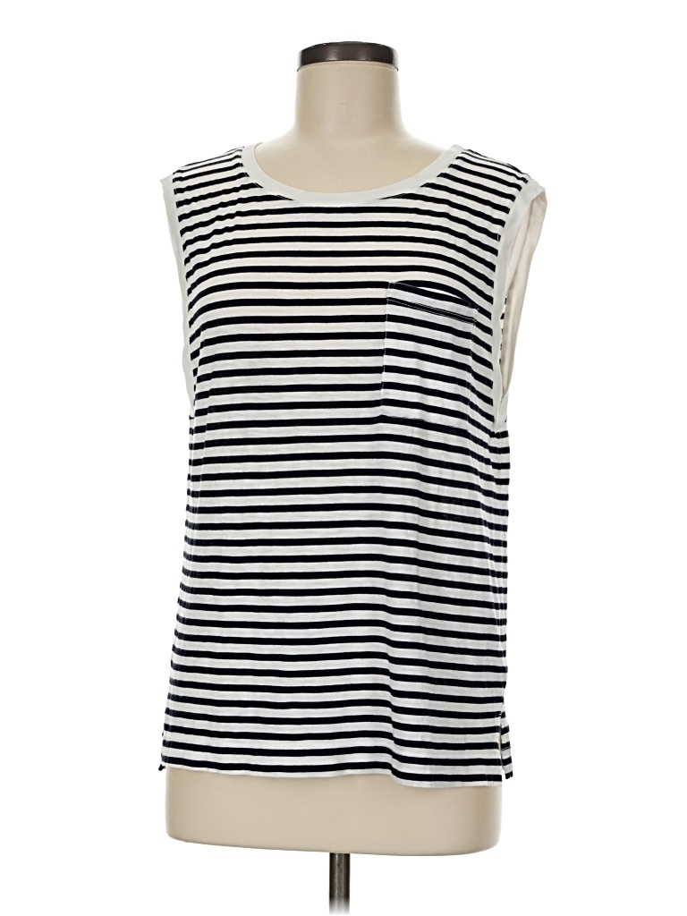Pre-owned Splendid Sleeveless T-shirt In Ivory