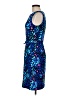 Muse Animal Print Blue Cocktail Dress Size 8 - photo 5