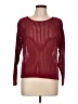 Jeanne Pierre 100% Cotton Burgundy Pullover Sweater Size L - photo 1