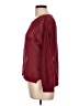 Jeanne Pierre 100% Cotton Burgundy Pullover Sweater Size L - photo 5