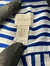 Chico's Stripes Blue Long Sleeve Button-Down Shirt Size S - photo 7