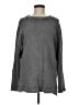 Pilcro by Anthropologie 100% Cotton Gray Pullover Sweater Size M - photo 1