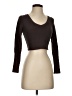 Shein Brown 3/4 Sleeve T-Shirt Size S - photo 2
