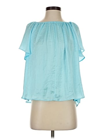 DKNY Short Sleeve Blouse (view 1)