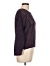 Jeanne Pierre 100% Cotton Purple Pullover Sweater Size L - photo 4