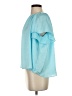 DKNY 100% Polyester Teal Short Sleeve Blouse Size XS - photo 5
