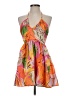 Unbranded Tropical Orange Pink Cocktail Dress Size XS - photo 1