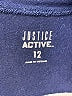 Justice Active Gray Short Sleeve T-Shirt Size 12 - photo 3