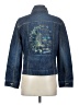 Chico's Blue Denim Jacket Size Sm (0) - photo 2
