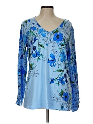 Susan Graver Long Sleeve T-Shirt (view 1)