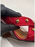 Louis Vuitton Red Burgundy  Canvas Studded Wedges Size EU 37 - photo 5