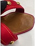 Louis Vuitton Red Burgundy  Canvas Studded Wedges Size EU 37 - photo 3