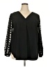 HOTOUCH Black Long Sleeve Blouse Size XXL - photo 1