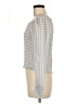 Ann Taylor 100% Polyester Silver Long Sleeve Blouse Size M - photo 5