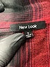 New Look Plaid Burgundy Long Sleeve Blouse Size S - photo 7