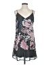 Xhilaration 100% Polyester Floral Gray Casual Dress Size S - photo 1