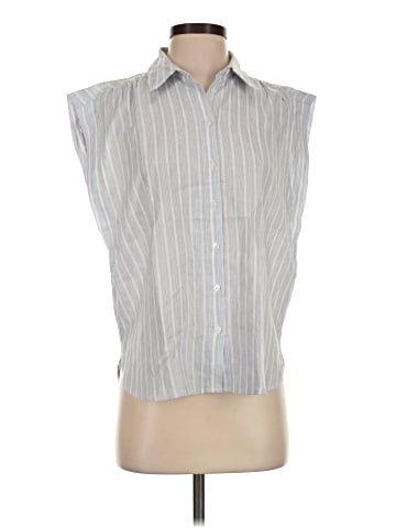 Banana Republic Factory Store Sleeveless Button-Down Shirt (view 1)