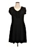 En Focus Studio Solid Black Casual Dress Size 16 - photo 1