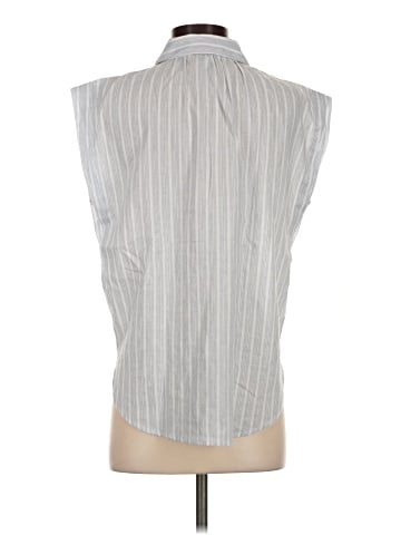 Banana Republic Factory Store Sleeveless Button-Down Shirt (view 2)