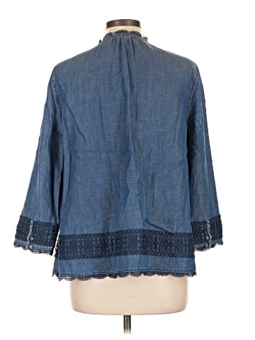 Holding Horses 3/4 Sleeve Blouse (view 2)