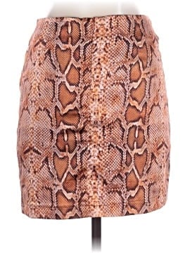 Tiger Mist Faux Leather Skirt (view 2)