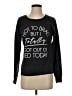 Instant Message Black Pullover Sweater Size S - photo 1