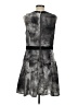 Mossimo 100% Polyester Graphic Gray Casual Dress Size L - photo 2