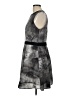 Mossimo 100% Polyester Graphic Gray Casual Dress Size L - photo 5