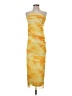 Unbranded Tie-dye Yellow Cocktail Dress Size XS - photo 1
