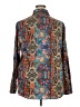 Unbranded Paisley Blue Teal Long Sleeve Blouse Size XXL - photo 2