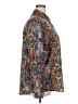Unbranded Paisley Blue Teal Long Sleeve Blouse Size XXL - photo 4