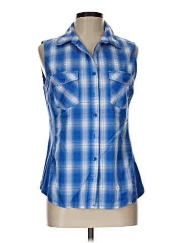 Christopher & Banks Sleeveless Button-Down Shirt (view 1)
