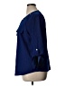 Adrienne Vittadini Blue 3/4 Sleeve Blouse Size XL - photo 5