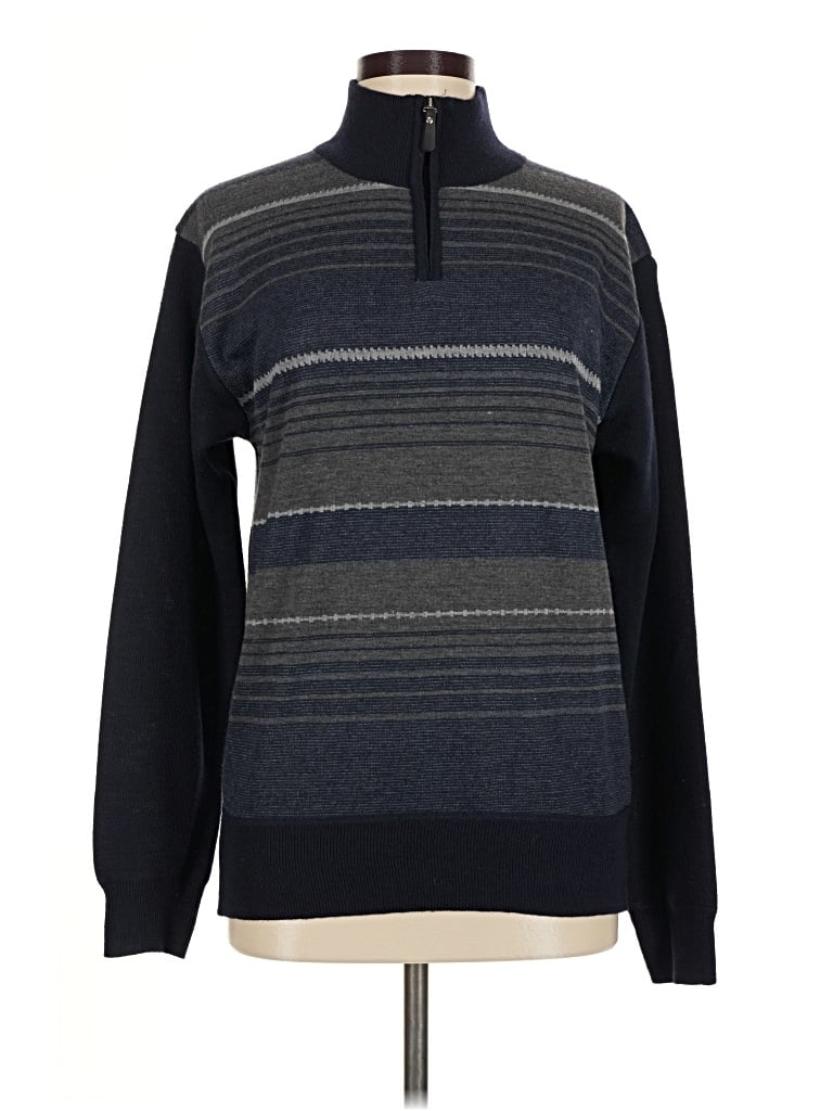 Pre-owned Assorted Brands Pullover Sweater In Blue