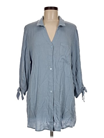 Cupshe 3/4 Sleeve Button-Down Shirt (view 1)