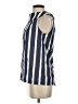 Sara Campbell Stripes Blue Sleeveless Blouse Size S - photo 5