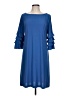 Gabby Skye Solid Blue Casual Dress Size 12 (estimated) - photo 1