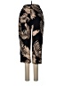 Emery Rose Print Black Casual Pants Size M - photo 2