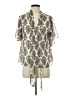 Express Ivory Short Sleeve Blouse Size S - photo 1