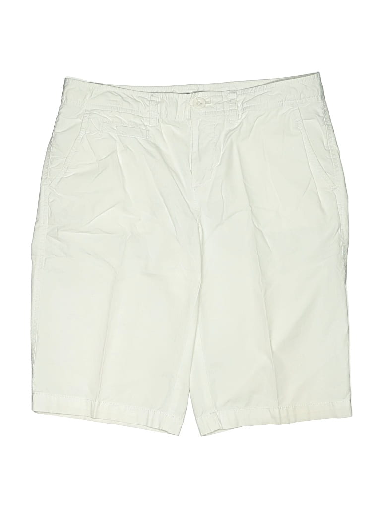 Pre-owned Bass Khaki Shorts In Ivory
