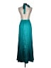 L'IDÉE 100% Polyester Teal Cocktail Dress Size 10 - photo 2